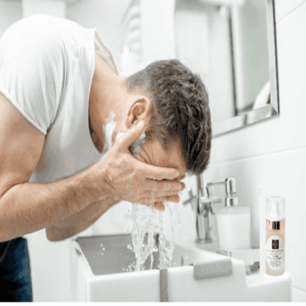 Organic Two-Step Anti-Aging System Facial Wash and Moisturizer  - For MEN