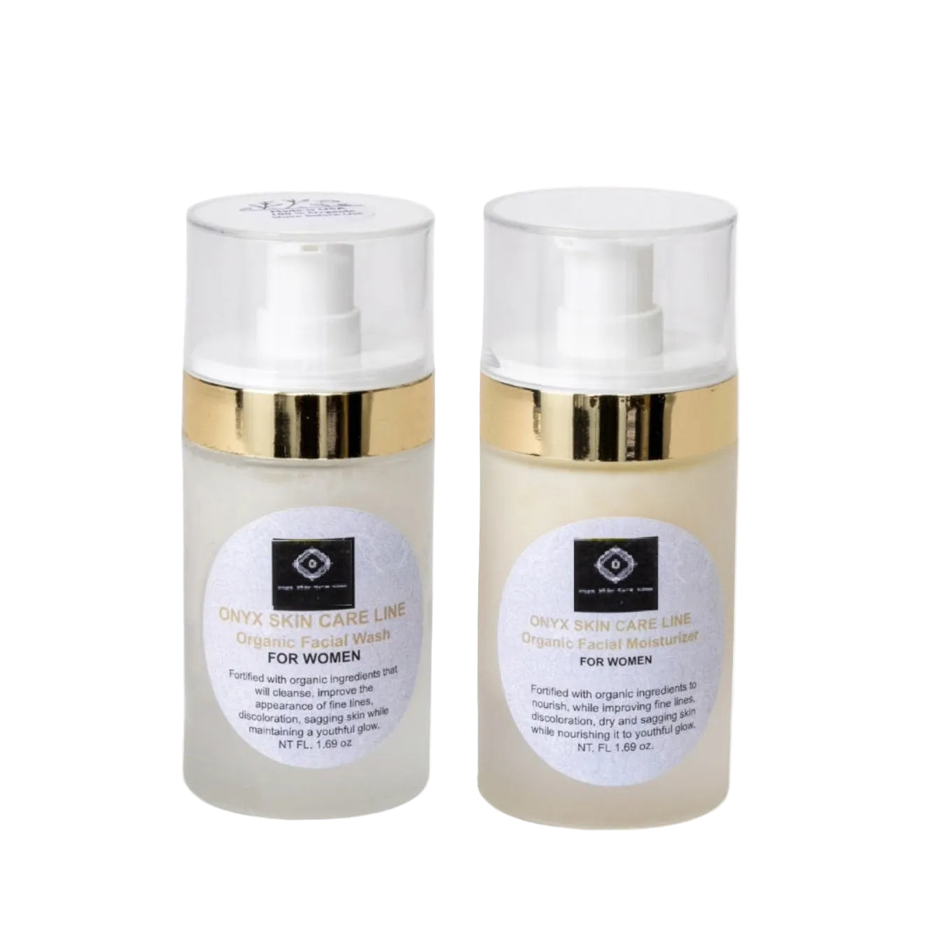 Organic Two-Step Facial Wash & Moisturizer System - for Young Adults/Teens
