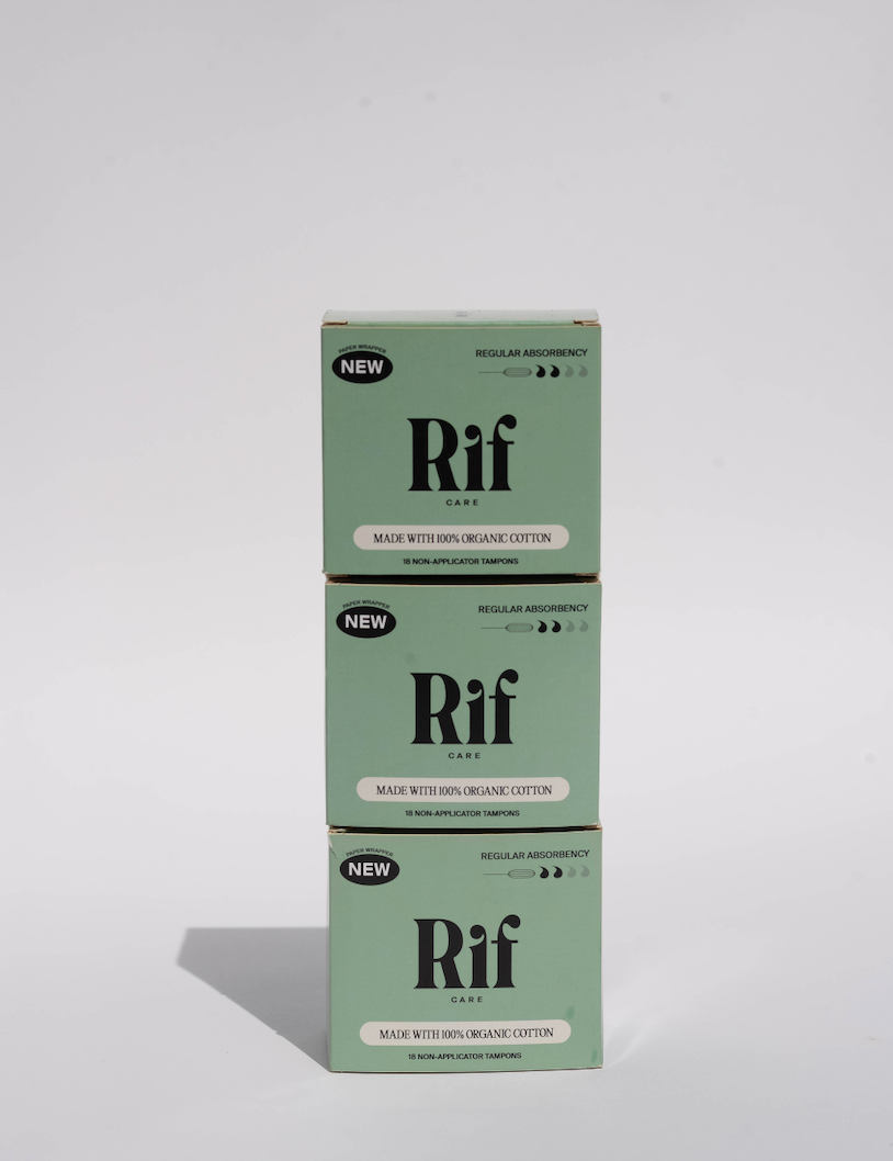 Organic Cotton Non-Applicator TAMPONS - Regular Absorbency
