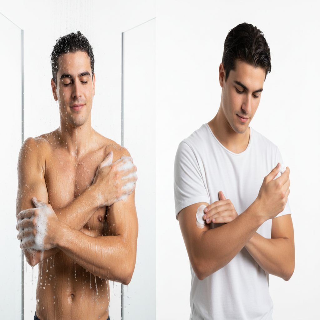 DUO BODY CARE SYSTEM FOR DRY SKIN- Six Fragrances - for Men